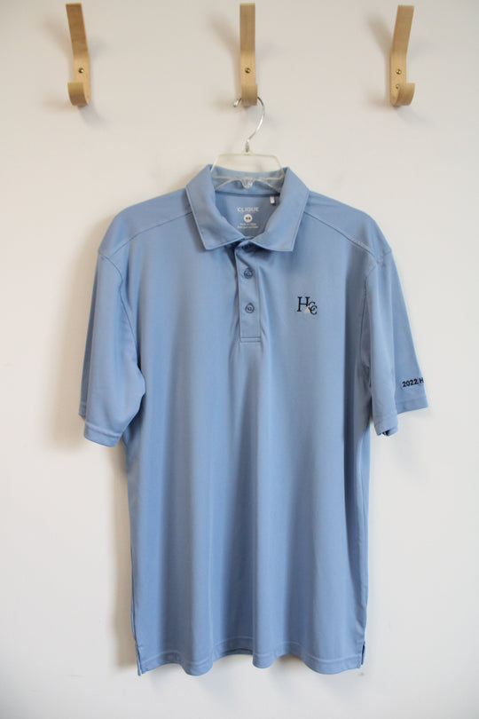 Clique Hershey Blue Polo Shirt | M