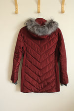 NEW Action Heat Maroon 5V Rechargeable Insulated Heated Jacket | S