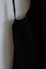 Retrofete Black Rayon Backless Dress | XL