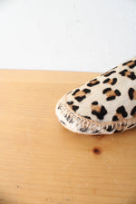 Laid Back London Fuyu Crochet Leopard Print Slippers | Size 36