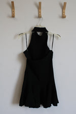 Retrofete Black Rayon Backless Dress | XL