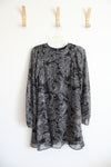 NEW Calvin Klein Black & White Paisley Patterned Dress | 4