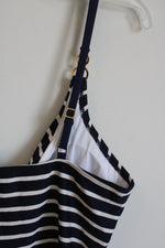 LA Blanca Indigo And White Striped Swimsuit | 12