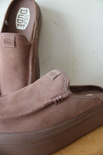 Hey Dude Brown Suede Austin Lift Classic Mule Shoes | Size 8