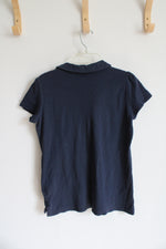 Lands' End Navy Polo Shirt | Youth L (14)