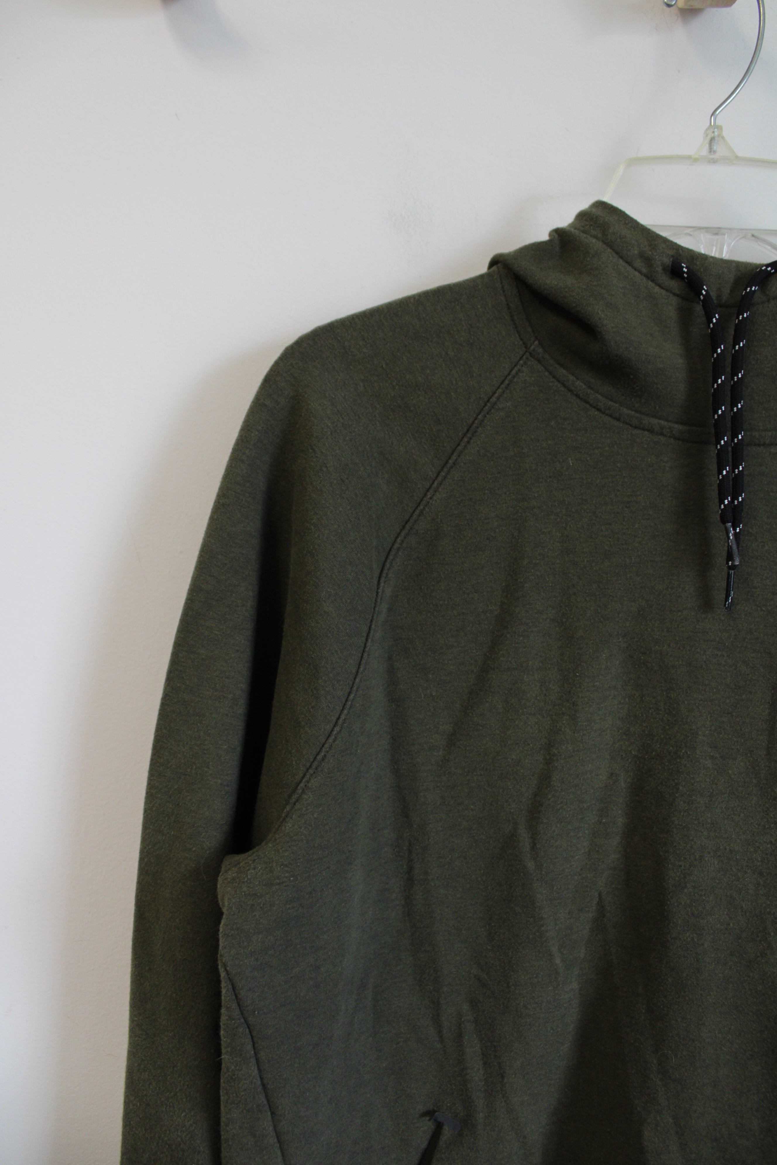 Old Navy Active Dynamic Fleece Olive Green Hoodie | M