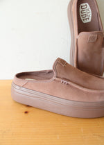 Hey Dude Brown Suede Austin Lift Classic Mule Shoes | Size 8