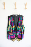 Modi Vintage Colorful Sequined Vest | M (8/10)