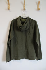 Old Navy Active Dynamic Fleece Olive Green Hoodie | M