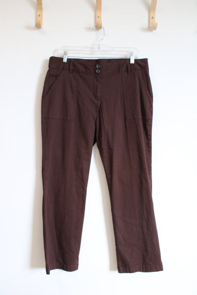 White Stag Petite Brown Dress Pants | 12 White Stag Petite Brown Dress Pants | 12