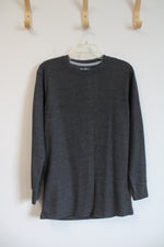 Architect Jean Co. Gray Waffle Knit Long Sleeved Shirt | M