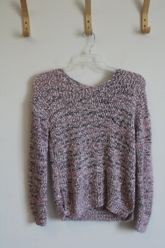So Pink Fleece Sweater | S
