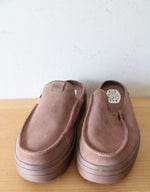 Hey Dude Brown Suede Austin Lift Classic Mule Shoes | Size 8