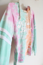 Lagaci Pastel Tie-Dyed Nittany Lions Hoodie | Youth M