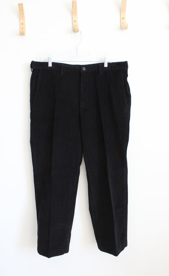Croft & Barrow Black Corduroy Pants | 38X29