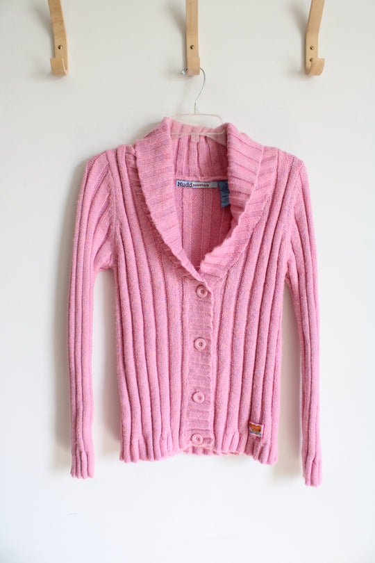 Mudd Sweaters Pink Shawl Collar Cardigan | Youth XL
