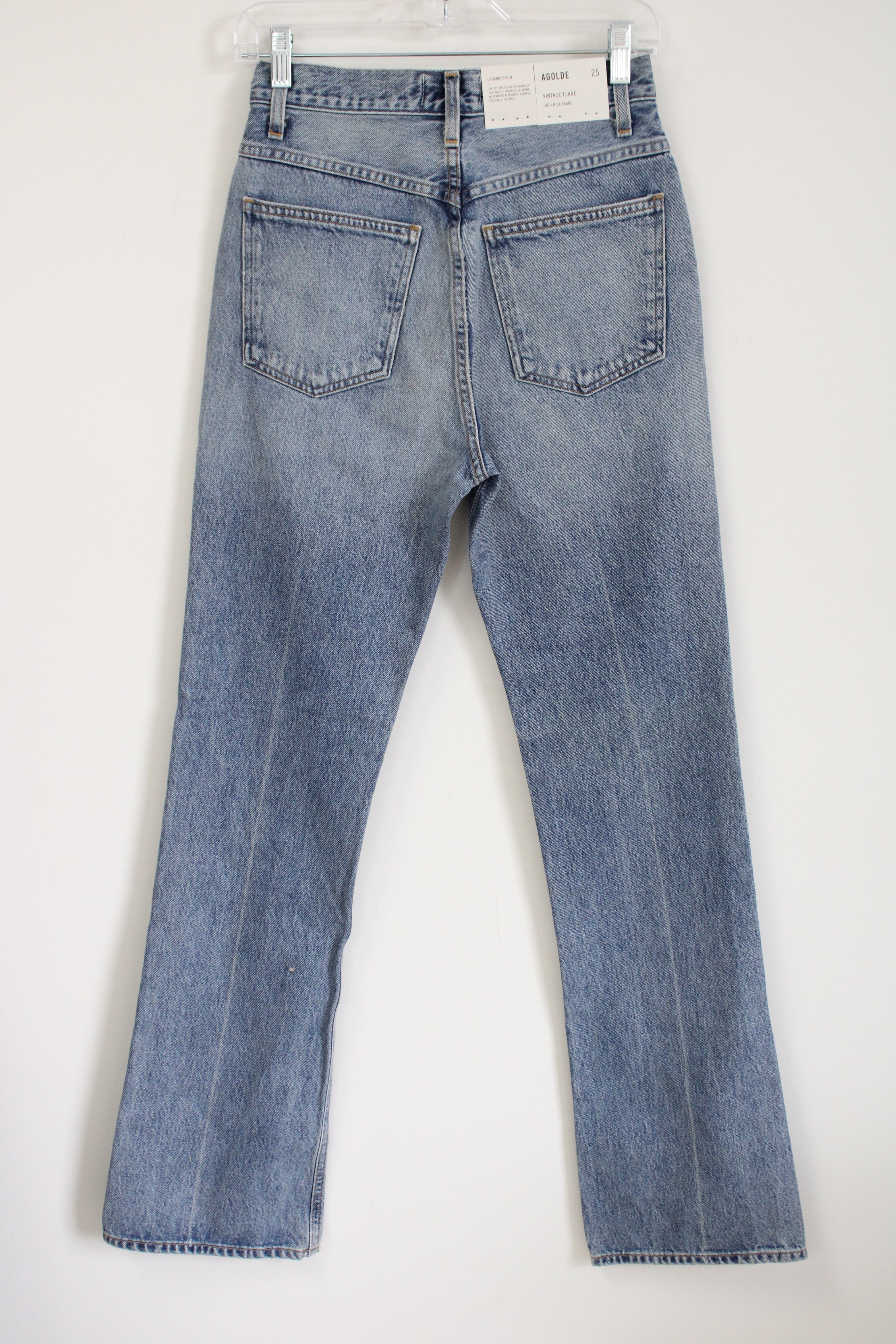NEW Agolde Vintage High Rise Flare Clamor Jeans | 25