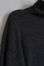 Vera Wang Gray Long-Sleeve Pull Over | L