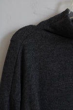 Vera Wang Gray Long-Sleeve Pull Over | L