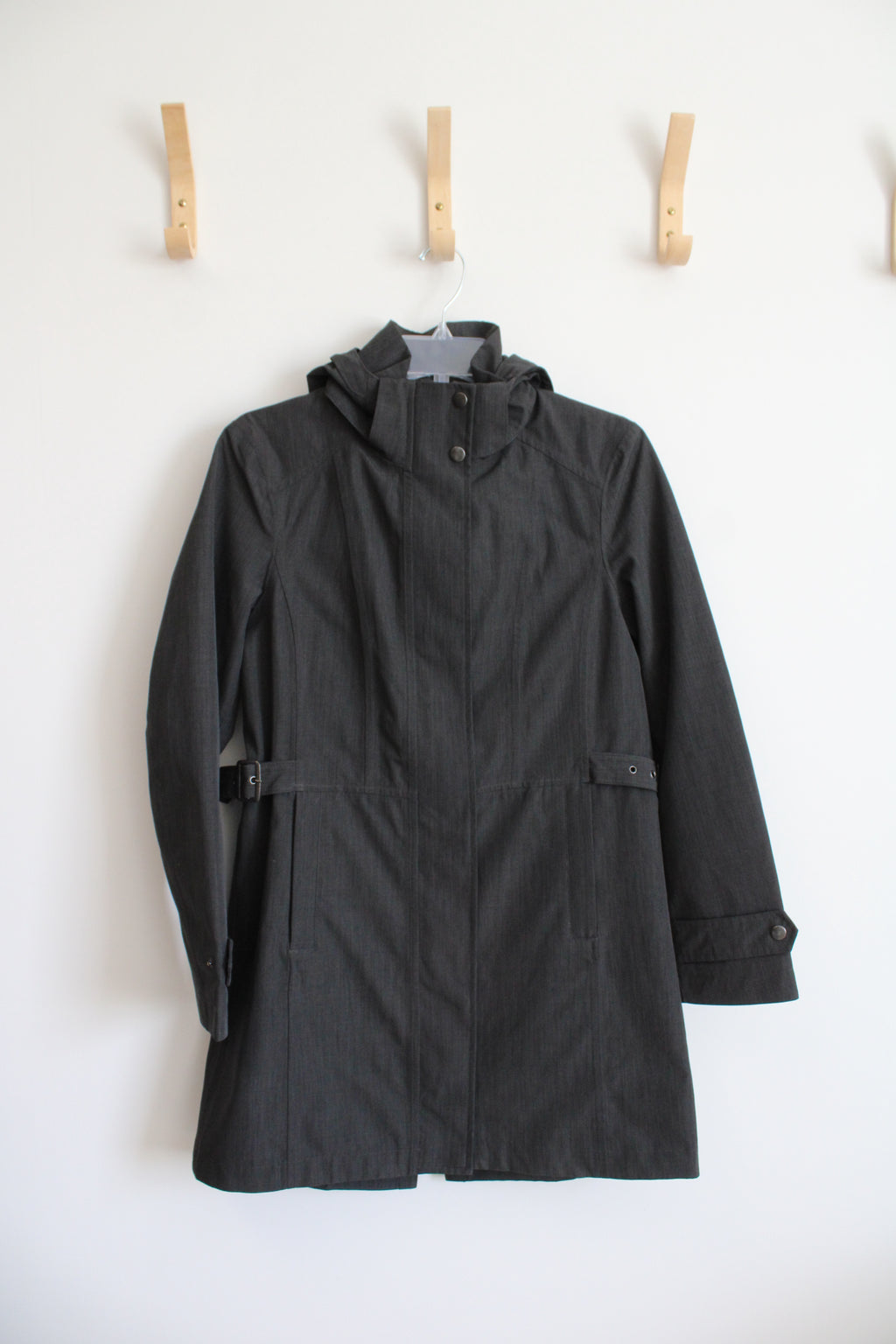 Kirklands Charcoal Gray Trench Coat | S