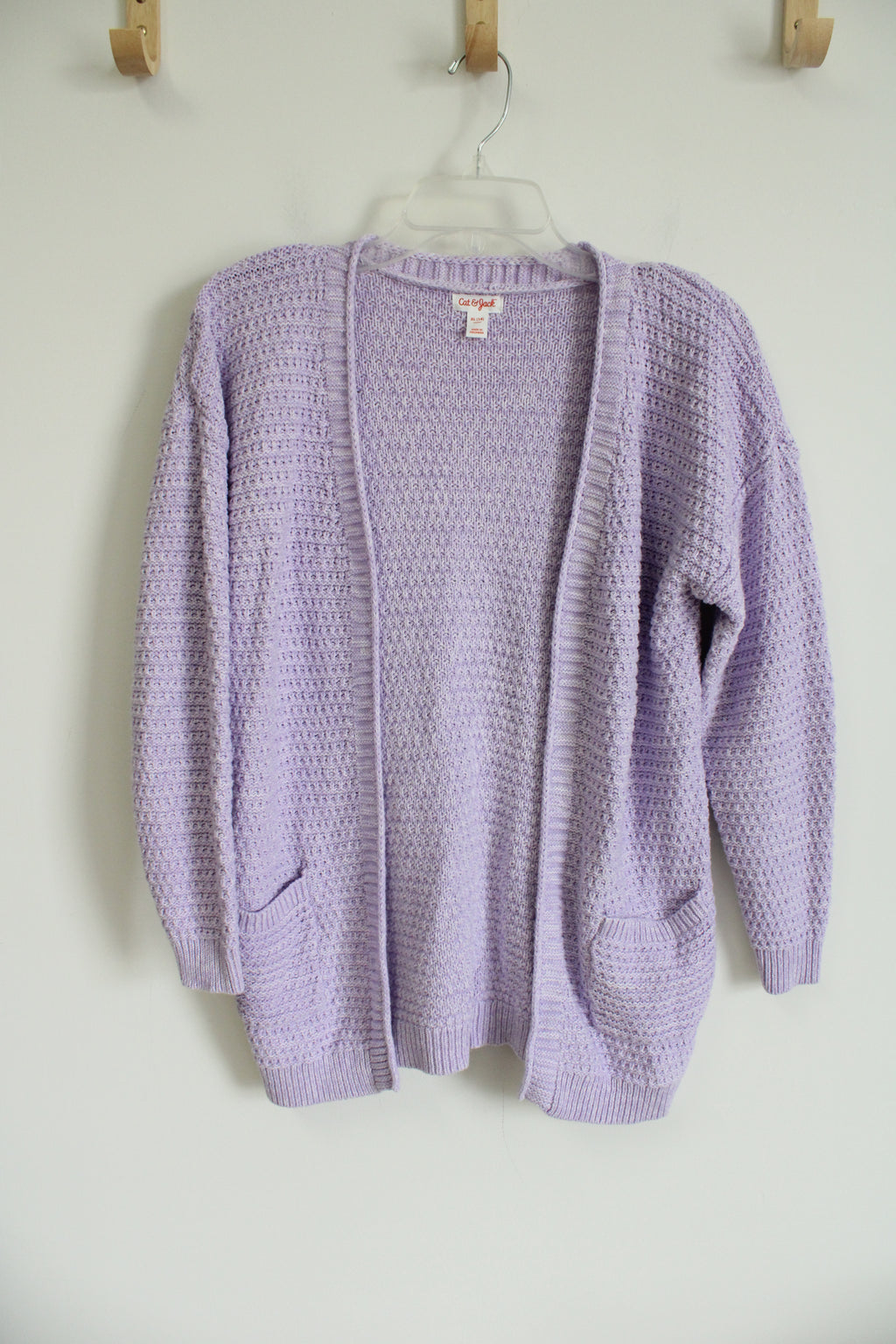 Cat & Jack Purple Knit Cardigan | XL (14)