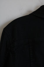 Christopher & Banks Black Button-Down Denim Jacket | M