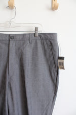 NEW Sean John Original Fit Gray Plaid Dress Pants | 38X34