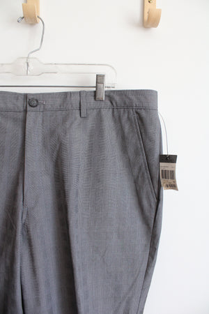 NEW Sean John Original Fit Gray Plaid Dress Pants | 38X34
