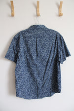 NEW Penguin Navy Floral Button Down Shirt | XL