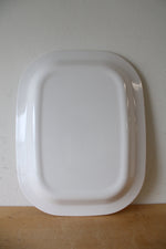 Corning Ware Vineyard Trellis White Platter | 15"