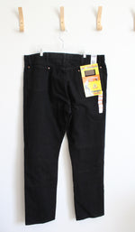 NEW Wrangler Black Original Fit The Original Cowboy Cut Jeans | 42X32