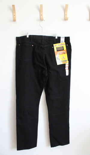 NEW Wrangler Black Original Fit The Original Cowboy Cut Jeans | 42X32