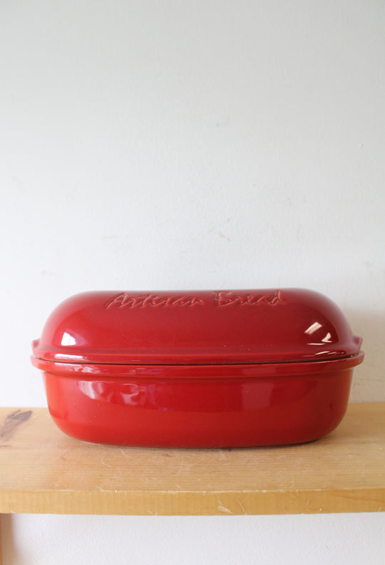 Emile Henry Red Artisan Bread Ceramic Baking Dish