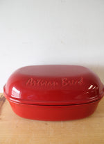 Emile Henry Red Artisan Bread Ceramic Baking Dish