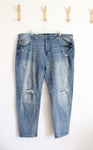 Aeropostale Athletic Skinny Distressed Jeans | 42X32