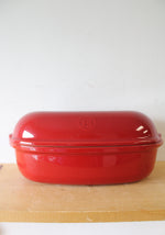Emile Henry Red Artisan Bread Ceramic Baking Dish
