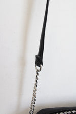 NEW Rebecca Minkoff Quilted Black Silver Studded Crossbody Bag