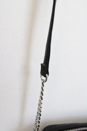 NEW Rebecca Minkoff Quilted Black Silver Studded Crossbody Bag