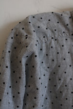 Ann Taylor Loft Gray Spotted Button Down Shirt | XL