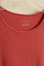 Christopher & Bank Burnt Orange 3Q Sleeve Cotton Shirt | L