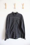 The North Face Charcoal Gray Full Zip Jacket | XL