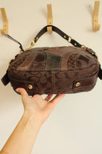 Coach Zoe Vintage Patchwork Leather Hobo Shoulder Bag Handbag Y2K Purse