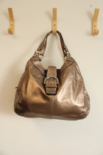 Coach Soho Metallic Bronze Leather Hobo Bag
