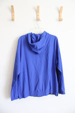 NEW Reebok Blue & Black Full Zip Lightweight Jacket | S