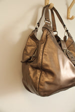 Coach Soho Metallic Bronze Leather Hobo Bag