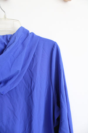 NEW Reebok Blue & Black Full Zip Lightweight Jacket | S