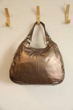 Coach Soho Metallic Bronze Leather Hobo Bag