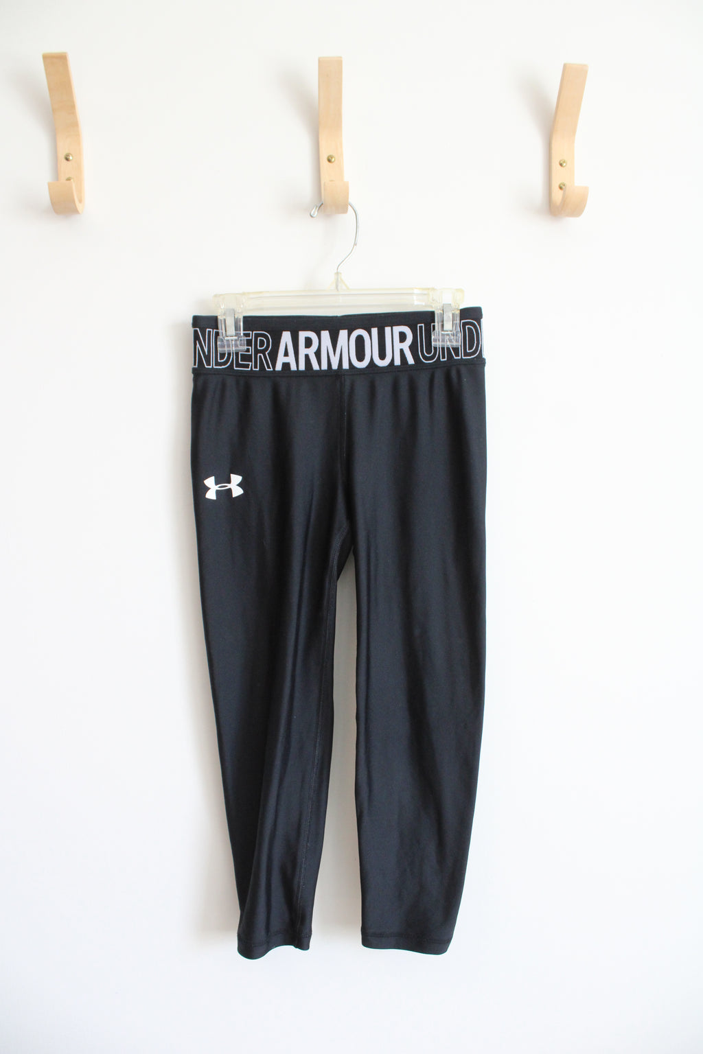 Under Armour Black Athletic Leggings | Youth M