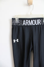 Under Armour Black Athletic Leggings | Youth M
