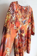 One World Orange Jack-O-Lantern Top | 2X